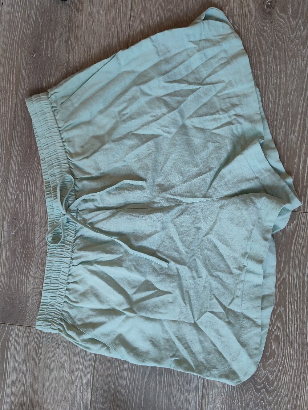 Frank & Oak | Annie Linen Blend Short in Seafoam